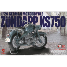 Asuka Model Zündapp KS750  1/24 WWII German Motorcycle Kit