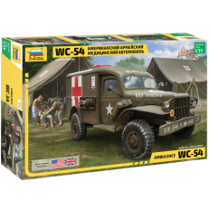 Zvezda 1:35 US Army Medical Vehicle Dodge WC-54