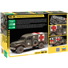 Zvezda 1:35 US Army Medical Vehicle Dodge WC-54