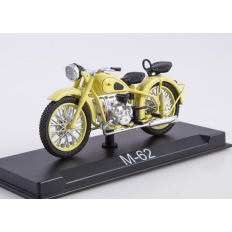 Modimio IMZ M-62 Ural No.44 Motorcycle model 1:24 with magazine