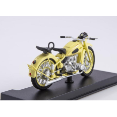 Modimio IMZ M-62 Ural No.44 Motorcycle model 1:24 with magazine