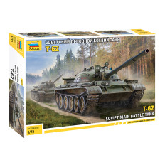 Zvezda T-62 Soviet Main Battle Tank  1:72 Scale Model Kit
