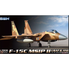 Great Wall Hobby 1:72 F-15C Eagle MSIP II ASV Gaisa spēki un Nacionālā gvarde | Premium klases iznīcinātāja modeļa komplekts