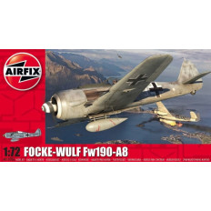 Airfix 1:72 Focke-Wulf FW190A-8 | Otrā pasaules kara vācu iznīcinātāja modeļa komplekts
