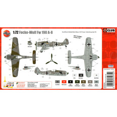 Airfix 1:72 Focke-Wulf FW190A-8 | Otrā pasaules kara vācu iznīcinātāja modeļa komplekts