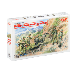 ICM 1:35 Soviet Sappers (Afghan War 1979–1988) | Military Figure Kit