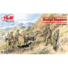 ICM 1:35 Советские сапёры (Афганская война 1979–1988) | Набор военных фигурок