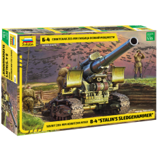 Zvezda 1:35 Padomju 203 mm haubice m1931 B-4 Staļina Pērkons