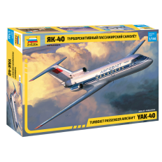 Zvezda 1:144 Yak-40 Regional Jet