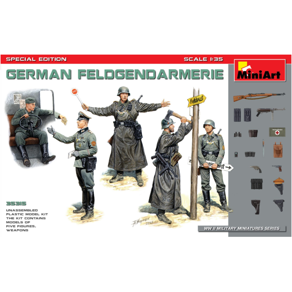 Miniart 1:35 German Feldgendarmerie - 5 figures - Special Edition Miniart 1:35 German Feldgendarmerie - 5 figures - Special Edition