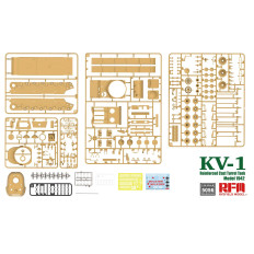 Ryefield model RM5056 1:35 KV-1 Model 1942 Reinforced Cast Turret Tank