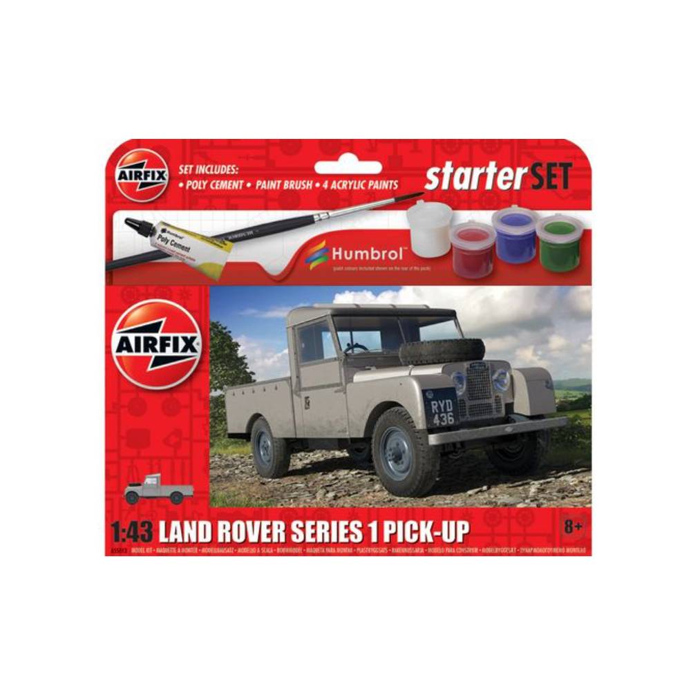 Airfix 1:43 Starter Set - Land Rover Series 1