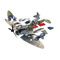 Сборная модель Airfix QUICKBUILD D-Day Spitfire | Самолет-истребитель Второй мировой войны (сборка без клея)