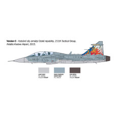 Italeri 1:72 Saab JAS-39D Gripen Twin Seater | Swedish Fighter Jet Model Kit