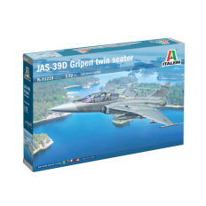 Italeri 1:72 Saab JAS-39D Gripen Twin Seater | Swedish Fighter Jet Model Kit