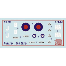 Zvezda 1:144 Fairey Battle British Light Bomber | Snap-Fit WWII Aircraft Model Kit