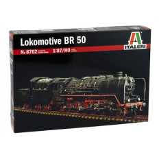 Italeri 1:87 lokomotīve BR 50 | Vācu tvaika lokomotīves modeļa komplekts (8702)