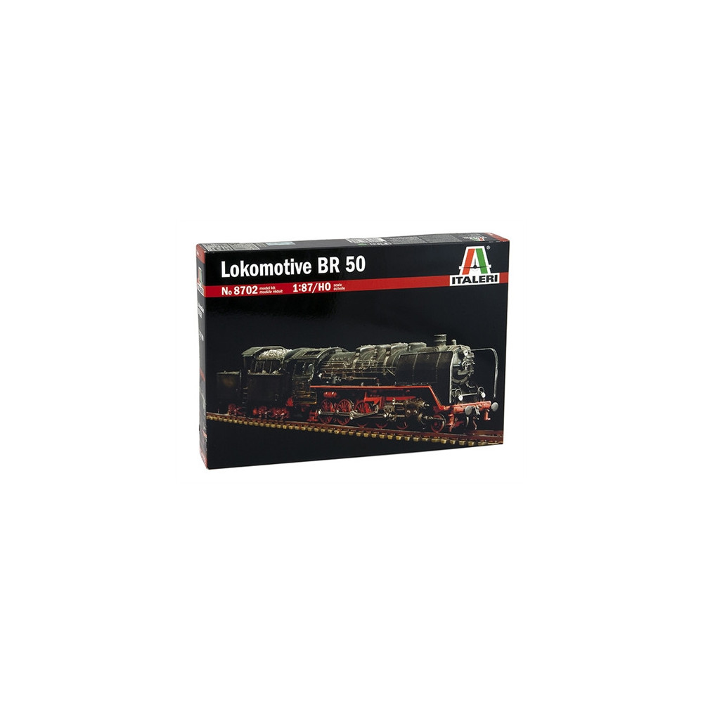 Italeri 1:87 Локомотив BR 50 | Немецкий паровоз, сборная модель (8702)