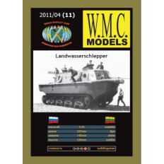 W.M.C. Models LWS-1 Landwasserschlepper 1:25 | Paper model of a German amphibious vehicle