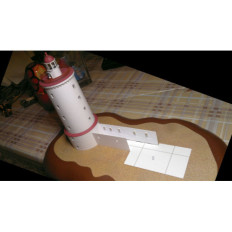 W.M.C. Models Tolbukhin Lighthouse 1:200 | Paper model of a historic Baltic lighthouse