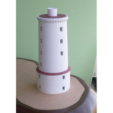 W.M.C. Modeļi Bāka "Tolbuhins" 1:200 | Vēsturiskā Baltijas bākas papīra modelis