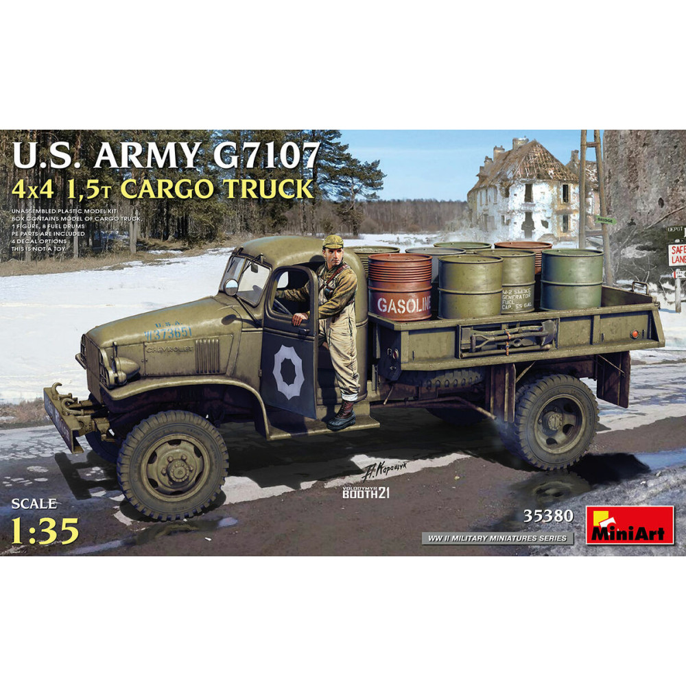 MiniArt 35380 U.S. ARMY G7107 4X4 1,5t CARGO TRUCK 1/35 MiniArt 35380 U.S. ARMY G7107 4X4 1,5t CARGO TRUCK 1/35