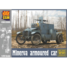 Copper State Models CSM35004 Minerva Armoured Car 1:35 | WWI Belgian Recon Vehicle Kit