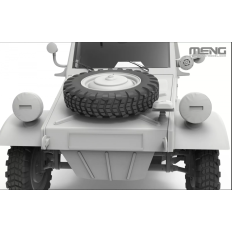 Meng Model VS-017 Kübelwagen Type 823 1:35 | German WWII Recon Vehicle with Turret