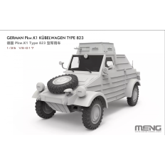 Meng Model VS-017 Kübelwagen Type 823 1:35 | German WWII Recon Vehicle with Turret