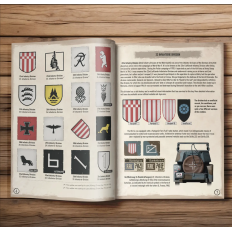 German Military Unit Insignia Vol. 1 | WWII Wehrmacht Emblems & Tactical Symbols Reference Book