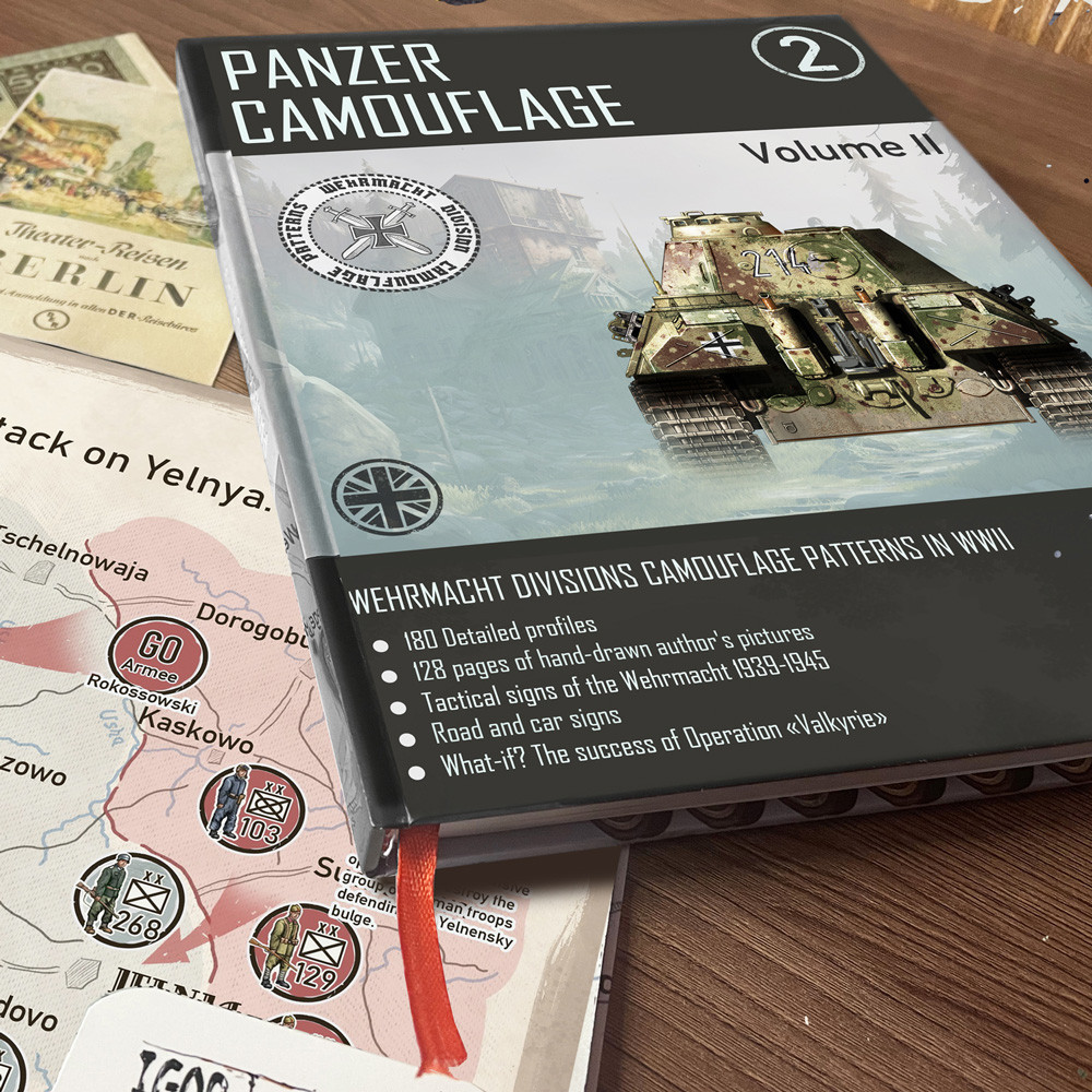 Panzeru maskēšanās 2. sējums | Otrā pasaules kara Vērmahta maskēšanās un marķējumu uzziņu grāmata