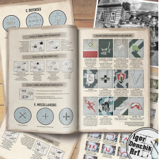 German Military Symbols Vol. 2 | WWII Tactical Markings Reference Book by Igor Donchik