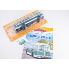 Modimio SVARZ TBЭ‑S 1:43 Trolejbus ar žurnālu Nr.56