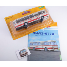 Modimio ЛИАЗ‑677В Турист 1:43  Автобус с журналом №48