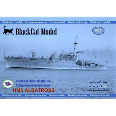 Black Cat Model hidroplānu bāzes kuģis HMS Albatross