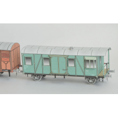 Paper model of the Orenstein & Koppel 2911/1908 steam locomotive with wagons