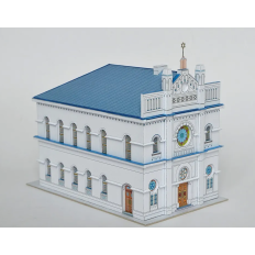Papīra modelis - Senecas sinagoga 1:150