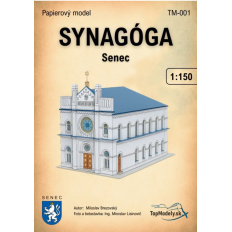 Paper model - Senec Synagogue 1:150