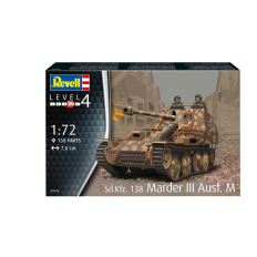 Revell Marder III Ausf.M 1:72 — Vācu pašgājējartilērija | Saliekamais modelis