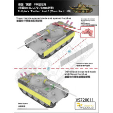 Vespid Models 1:72 Panther Ausf.F (VS720011) — Tanka modelis
