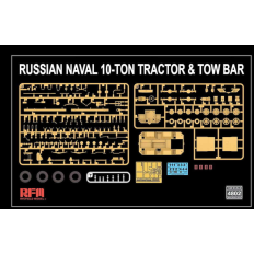 Russian Naval 10‑ton Tractor — Тягач с прицепной штангой | Модель