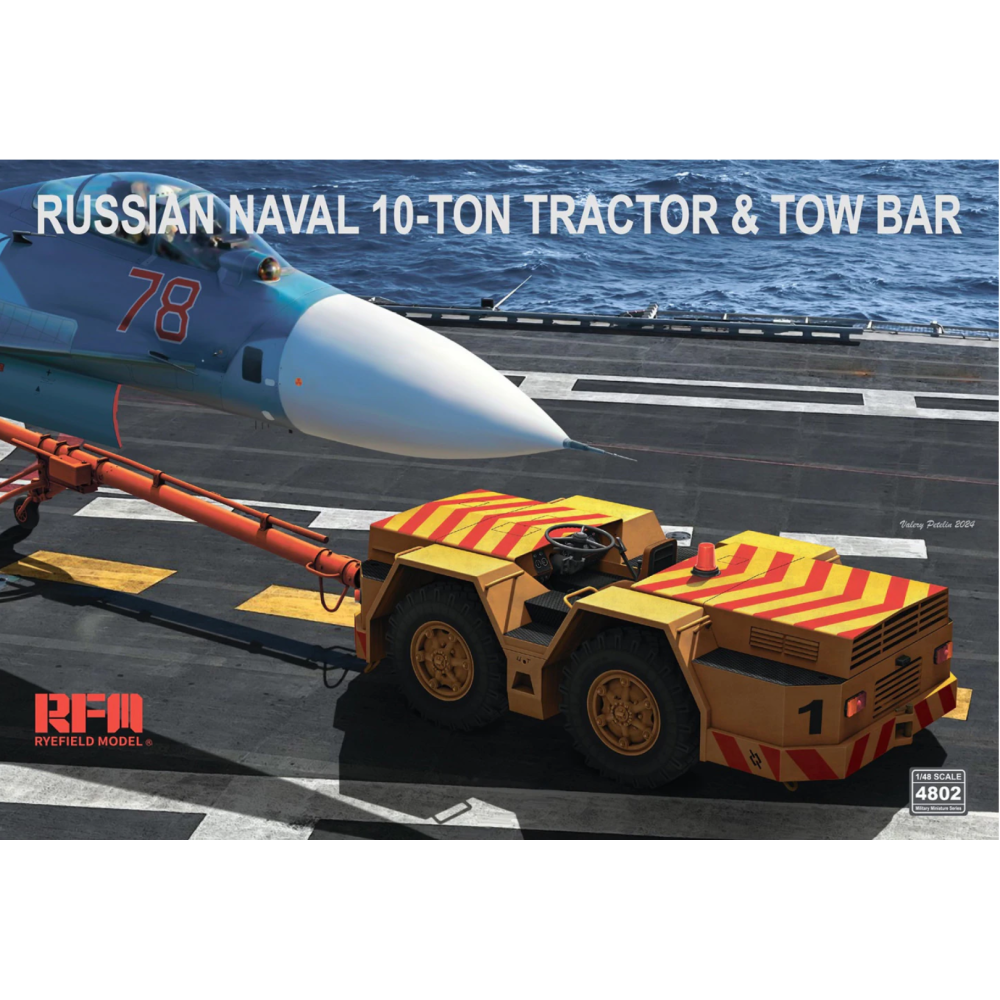 Russian Naval 10‑ton Tractor — Тягач с прицепной штангой | Модель