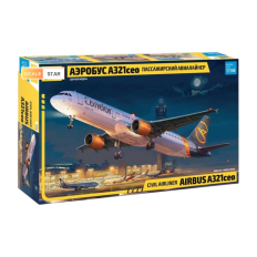 Zvezda 1:144 Airbus A321ceo | Civilās aviolīnijas plastmasas modeļa komplekts (7040)