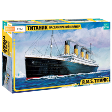Zvezda 1:700 R.M.S. Titanic | Historic Ocean Liner Plastic Model Kit (9059)