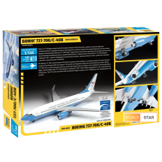 Zvezda 1:144 Boeing 737-700 / C-40B | Civilais un militārais reaktīvās lidmašīnas modeļa komplekts (7027)