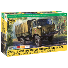 Zvezda 1:35 Soviet all-wheel drive truck GAZ-66