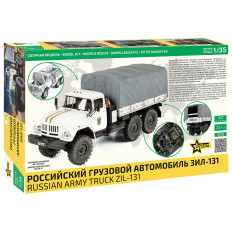 Zvezda 3706 ZiL‑131 1:35 | Krievijas kravas automašīnas plastmasas modelis