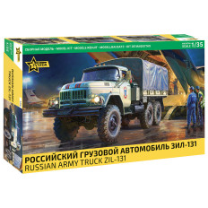 Zvezda 3706 ZiL‑131 1:35 | Krievijas kravas automašīnas plastmasas modelis