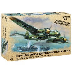 Zvezda 7282 Ju‑88 A‑4 1:72 | Vācu bumbvedējs WWII