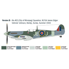 Italeri 2843 Spitfire Mk.IX Aces 1:48 | RAF Otrā pasaules kara iznīcinātājs